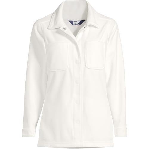 Lands' End Women's Anyweather Fleece Shirt Jacket3