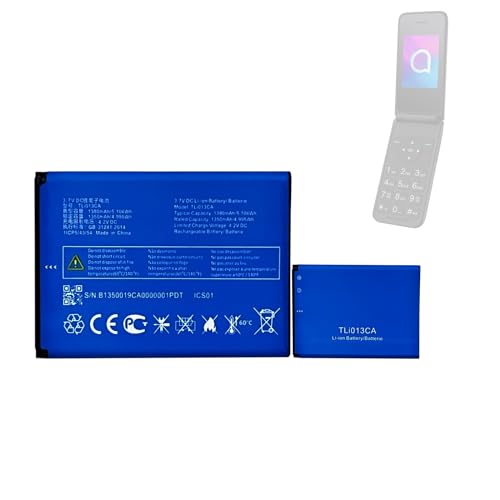 HIGHAKKU Batterie de rechange TLi013CA compatible avec Alcatel OneTouch 3082X, OT-3082 Mobile Phone