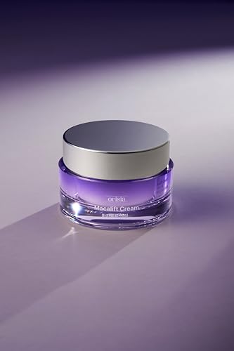 ORISIA MacaLift Cream, Firming & Smoothing Moisturizer with Multi-Peptides, Hyaluronic Acid Complex & Jeju Soybean Extract, Anti-Aging Face Cream for Fine Lines, 50ml