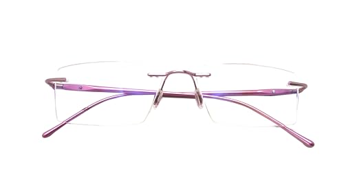 Image of N Specs An Optical Mall Reading Glasses For Men Women Unisex Stylish Framless Frame With Anti Reflected Unbreakable Fiber Glasses