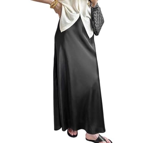 Jupe Satin SCJJZ Taille Haute Cover