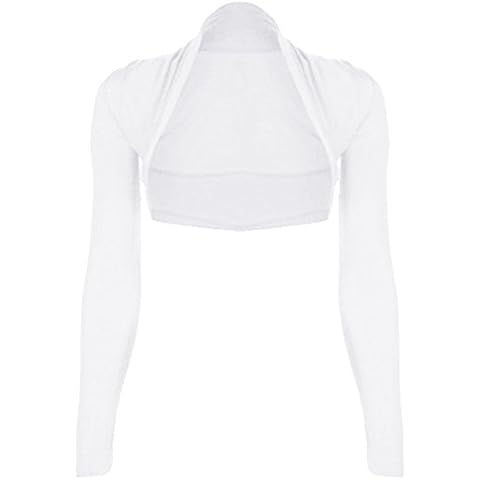 Women's Long Sleeved Jersey Shrug, Size 8-14 Cover