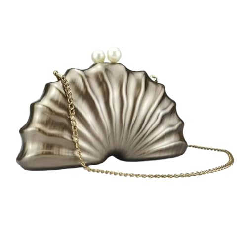 Bolso Nacar Bolso de mano tipo sobre con cuentas media habitación for mujer, estilo caja, for fiesta, noche, hombro, viaje, playa, minibolsos verano(Color 5)