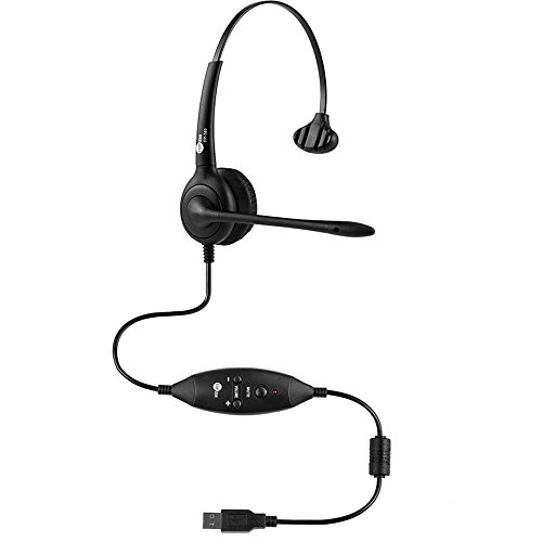 Headset Mono Auricular Top Use FP 350 USB Premium com Microfone Flexível