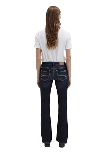 Mavi Damen Bella MID-Rise Jeans, Rinse Miami Street, Mid-Rise, Slim Bootcut, 25W 32L 5