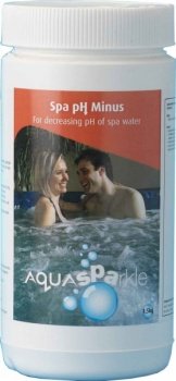 AQUASPARKLE Spa pH Minus Granules 1.5kg - PH Reducer for Hot Tubs & Spas
