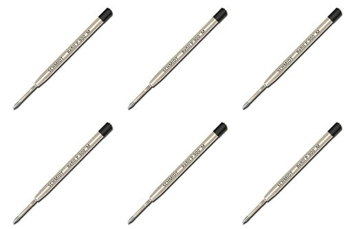 Recharge Schmidt P900 stylo bille encre noire moyenne cartouche type Parker Private Reserve