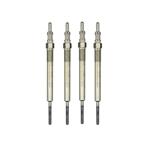 Partsline (Lot de 4) Bougie de préchauffage 1.3 diesel compatible avec Mito, Aveo, Nemo, 500, Doblo, Fiorino, Idea, Linea, Panda, Punto, Musa, Astra J, Corsa D - 55210051 55564219
