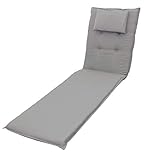 Maße: 200 x 65 x 8 cm DP 8 cm Luxus Rollliegenauflage mit Kopfkissen Brilliant 9827\