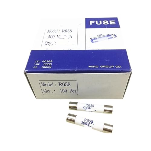 Fusible céramique 10A 15A 16A 20A ampères pour tableau électrique