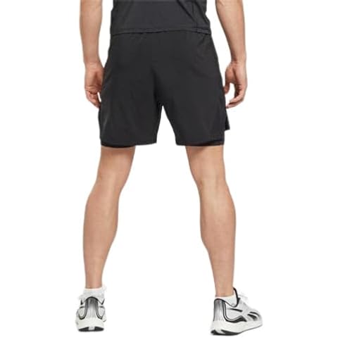 Reebok Men's 2-in-1 Running Shorts, Medium Cover