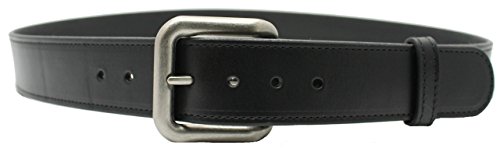 Handmade Leather Belt 1-1/2" OR 1-1/4" Genuine Black Leather, Removable Buckle, Dress Belt, Birthday Gift, Fathers Day, Big Belt and Tall, Personalized Free, Proudly Made in USA3