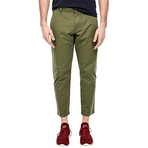 s.Oliver Men's Green Trousers, Size 36 Cover