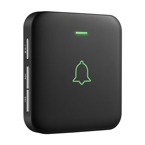 AVANTEK Mini Doorbell Add-on Plug-in Receiver, Black …