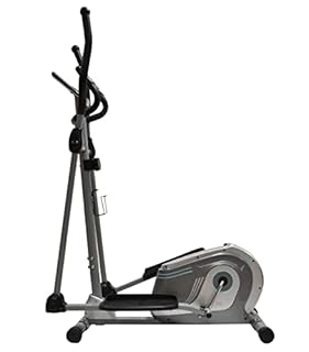 Vélo elliptique ergomètre avec système de freinage magnétique, fréquence cardiaque, écran LCD, charge max. 150 kg
