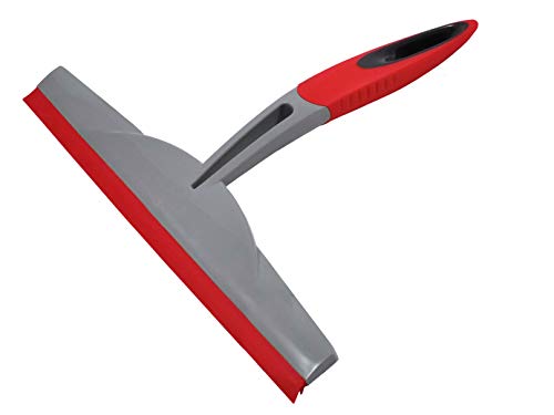 Duschabzieher/Duschwischer/Fensterputzer von BÜMAG - erstklassiges Badezimmer Accessoires und unersetzbarer Wischer mit doppelter Gummilippe aus Silikon (25 x 24 cm) Cover