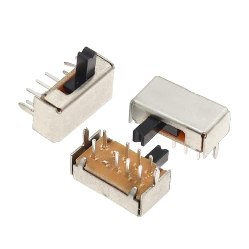 Interruptor SK23D07 8 pines PCB mini 2P3T DP3T posiciones mango 4mm 2
