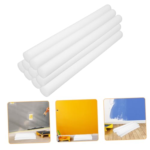 Mipcase 10pcs Pearl Cotton Tubes 4cm Diameter Foam Rods for Professional Packing Inserts