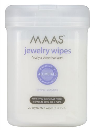Maas International 25 Count Jewelry Polishing Wipes