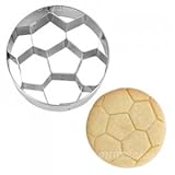 Städter 216747 Präge-Ausstecher Fußball Ausstechform, Silber