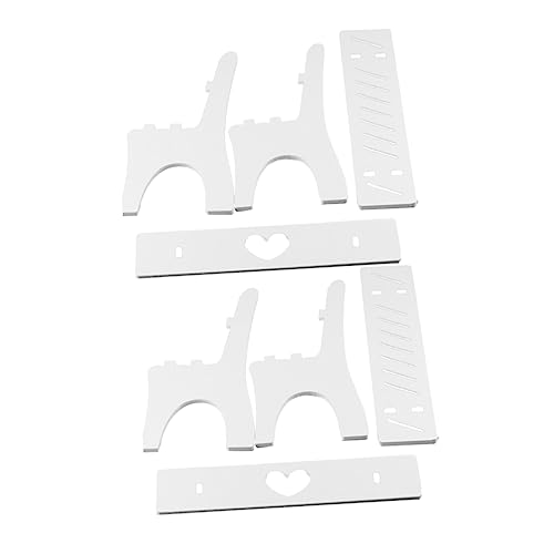 Toddmomy 2 Set Long Leg Doll Stools DIY Dollhouse Stools Doll Photo Props Photo Backdrop