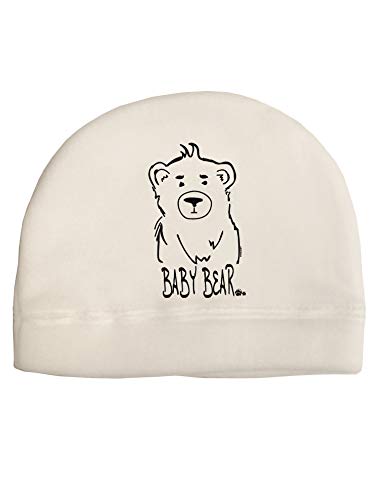 TOOLOUD Baby Bear Child Fleece Beanie Cap Hat White