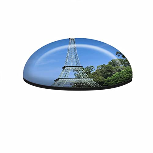 Imán decorativo redondo de vidrio 3D pequeño miniatura 2
