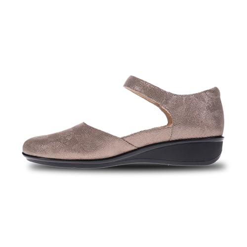 Image of Revere Osaka Mary Jane - Premium Leather - Orthotic-Friendly Removable Insoles - Adjustable Strap - Arch Support - Stylish Wedges for All-Day Comfort