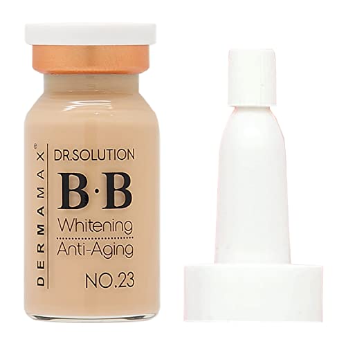 DERMAMAX BB Serum Glow | 7 ampollas diferentes para el tratamiento BB | Ideal para el tratamiento Microneedling y Dermaroller | No. 21| NO.23 | C.C | PINK | CHOKO | CAMEL | PEACH | 8ml cada uno