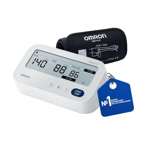 OMRON X3 Comfort AFib – Tensiomètre Électronique Bras Validé Cliniquement, Détection de la...