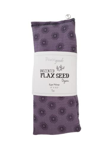 Peacegoods Unscented Eye Pillows (Pack of 6) Soft & Soothing Cotton Filled with Flax Seed Weighted for Yoga Meditation Headache Relief Sleep Massage - Variety of Color Stars