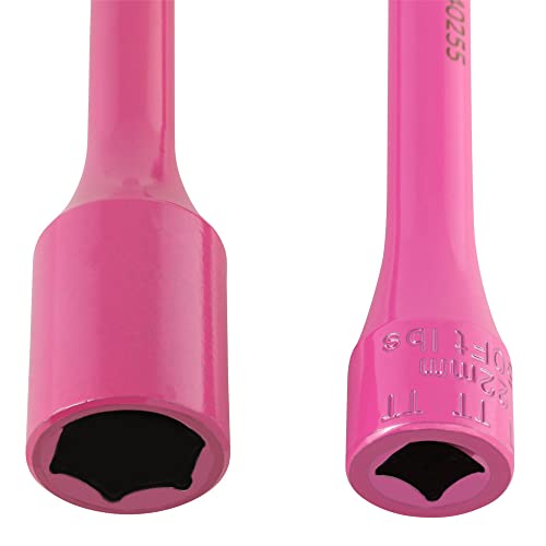 Image of AFF Torque Limited Socket, 1 /2 inch Drive, 22mm, 150 ft /lbs, Neon Pink, 40255