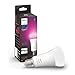 Philips Hue White and Color Ambiance, ampoule LED connectée E27, Equivalent 100W