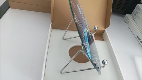 Blue Moon Wall Clock for Kitchen Glass Wall Clock 14 Inch Round Decorative Wall Clocks Battery Operated – Bild 4