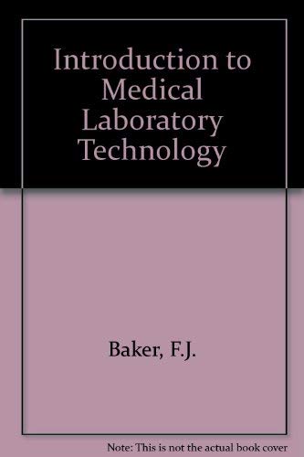 Introduction to Medical Laboratory Technology 0407732500 Book Cover