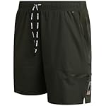 Spyder Men's Active Shorts - Athletic Performance Gym Shorts, Reflective Trim - 8" Inseam Running Shorts, Zip Pockets (S-XL)