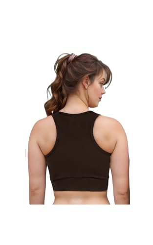 Image of Sports Bra for Women | Non-Padded High Support Gym, Yoga & Running Bra | Seamless Sweat-Wicking Polyester Workout Bra
