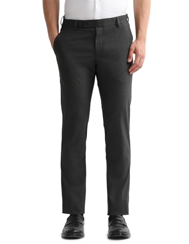 Image of Arrow Mens Charcoal-Grey Pants