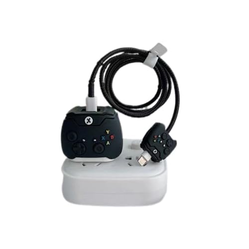Image of Cable Protector with 3D Cute Pattern for iPhone Charger only18W & 20W | Data Line Wire Saver Charger Protective Cable Full Protection Set of-1 (Black X-Boxx)