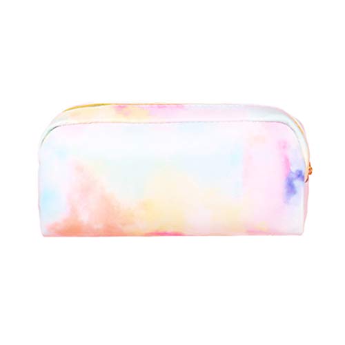 WINJEE, Kawaii Trousse à Crayons Coloré Rose Maquillage Cosmétiques Sac Stylo Boîte De Rangement Pochette Étui Fournitures Scolaires Papeterie Taille-L Cover