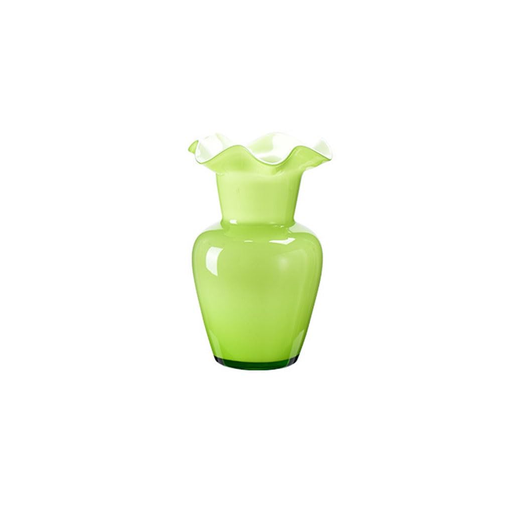 EINES European Style Retro Glass Vase Home Hydroponic Flower Arrangement Desktop Ornaments(C)