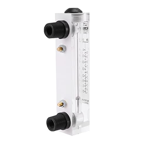 مقياس تدفق المياه بمقبض اسود قابل للتعديل 0.1-1 جالون في الدقيقة - 15