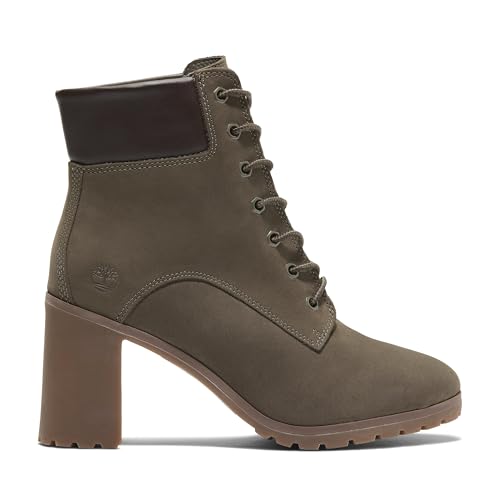 Image of Timberland Womens Allington Lace Up Casual Boots Ankle High Heel 3 inch & Up