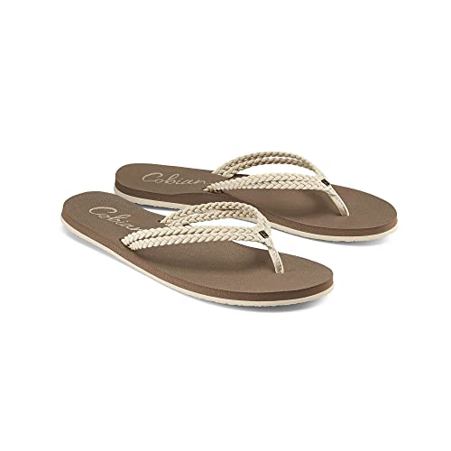 Cobian Women's Leucadia Cream Flip Flops, 8 #TOP2