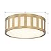 Crystorama Kendal 3 Light Vibrant Gold Flush Mount