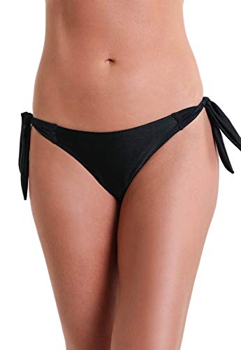 Calcinha Biquíni Avulso Laço Marrakesh - Preto - GG