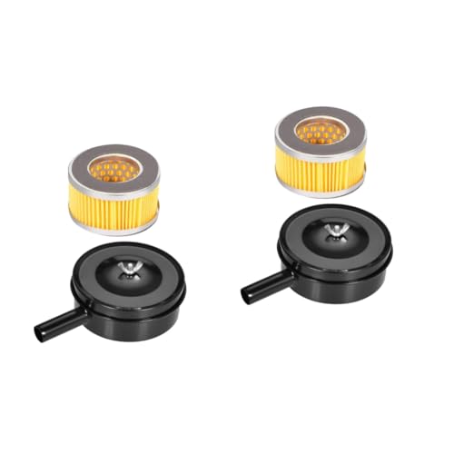 HEALLILY Sets Compressor Intake Iron Shell Muffler for Compressor Low Noise Longevity Easy Assembly Pcs