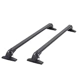 Coche Bacas Portaequipajes de Aluminio con Cerradura, Barra de riel Universal para Montaje en Techo de vehículo, 1 par/2 uds. Barras Techo Coche (Color : 2pcs 82cm)