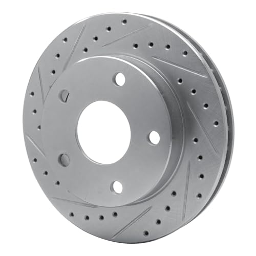 DFC 631-40077L - Premium Drilled And Slotted Front Driver Side Brake Rotor