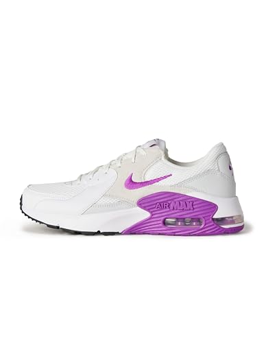 Nike Women's Air Max Excee Sneaker, White/Vivid Purple/Photon Dust/Black, 10